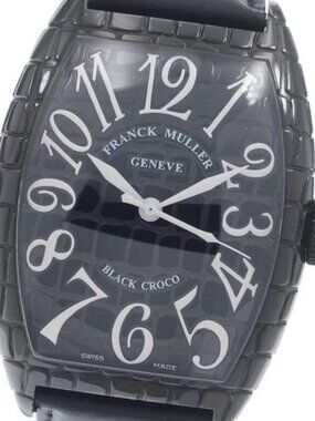 FRANCK MULLER Tonneau Carbex Black Croco 9880SCBLKCRO Automatic Men's_959727